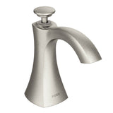 Moen - Transitional Deck Mounted Kitchen Soap Dispenser with Above the Sink Refillable Bottle, Spot Resist Stainless - Spot Resist Stainless