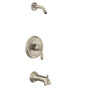Moen - Brantford M-CORE 2-Series 1-Handle Tub and Shower Trim Kit in Brushed Nickel (Valve Sold Separately) - Brushed Nickel