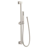 Moen - One-Function Eco-Performance Handshower with Slide Bar, Spot Resist Brushed Nickel - Spot Resist Brushed Nickel