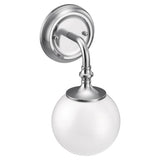 Moen - Chrome One Globe Bath Light - Chrome