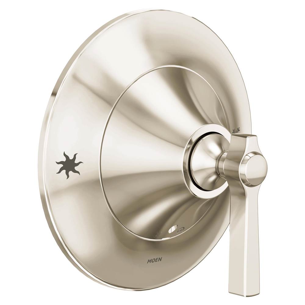 Moen - Flara 1-Handle Posi-Temp Valve Trim Kit in Polished Nickel (Valve Sold Separately) - Polished Nickel