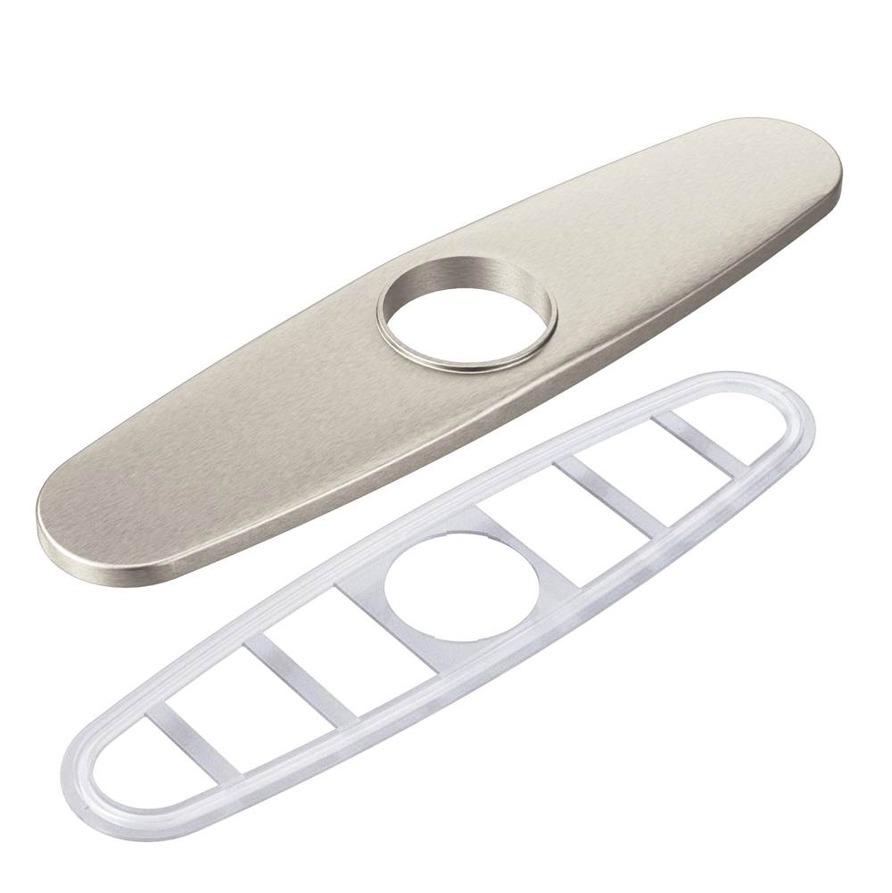 Moen - Align 10.27 in. x 2.45 in. Escutcheon Plate in Spot Resist Stainless - Spot Resist Stainless