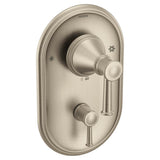 Moen - Belfield Posi-Temp with Built-in 3-Function Transfer Valve Trim Kit, Valve Required, Brushed Nickel - Brushed Nickel