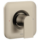 Moen - Genta LX Posi-Temp Pressure-Balancing Modern Valve Trim, Valve Required, Brushed Nickel - Brushed Nickel