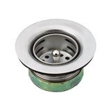 Moen - Sink Basket Strainer with Drain Assembly, 2'', Stainless Steel - Unfinished