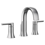 Moen - Doux 8 in. Widespread 2-Handle Bathroom Faucet Trim Kit in Chrome (Valve Sold Separately) - Chrome