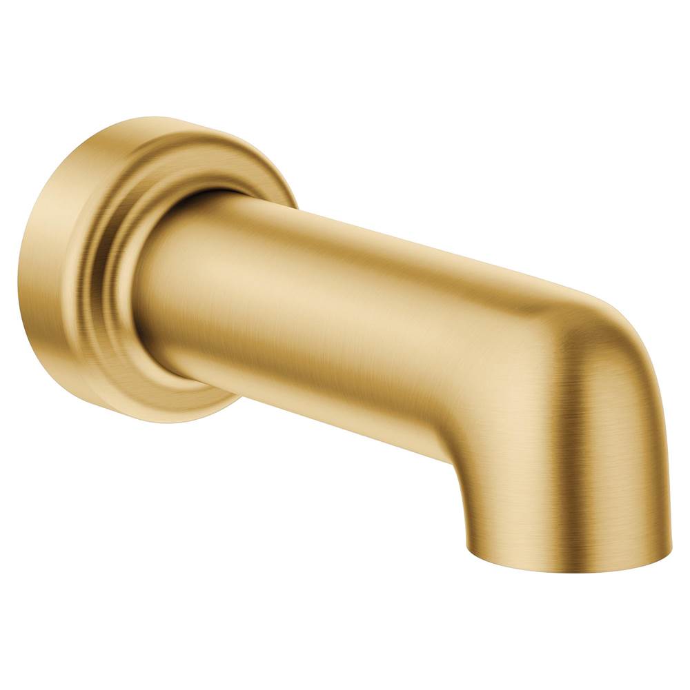 Moen - Nondiverter Tub Faucet Spout, Brushed Gold - Brushed Gold