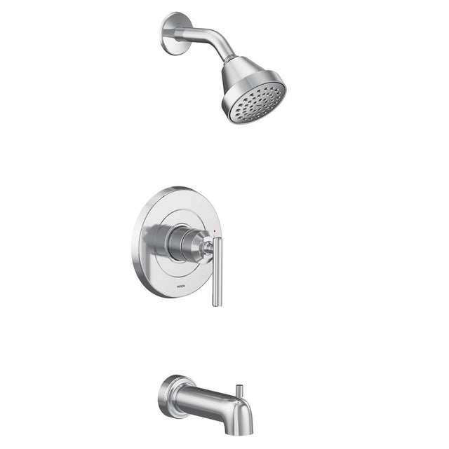Moen - Gibson M-CORE 2-Series Eco Performance 1-Handle Tub and Shower Trim Kit in Chrome (Valve Sold Separately) - Chrome
