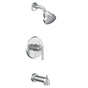 Moen - Gibson M-CORE 2-Series Eco Performance 1-Handle Tub and Shower Trim Kit in Chrome (Valve Sold Separately) - Chrome