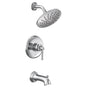 Moen - Dartmoor M-CORE 2-Series Eco Performance 1-Handle Tub and Shower Trim Kit in Chrome (Valve Sold Separately) - Chrome