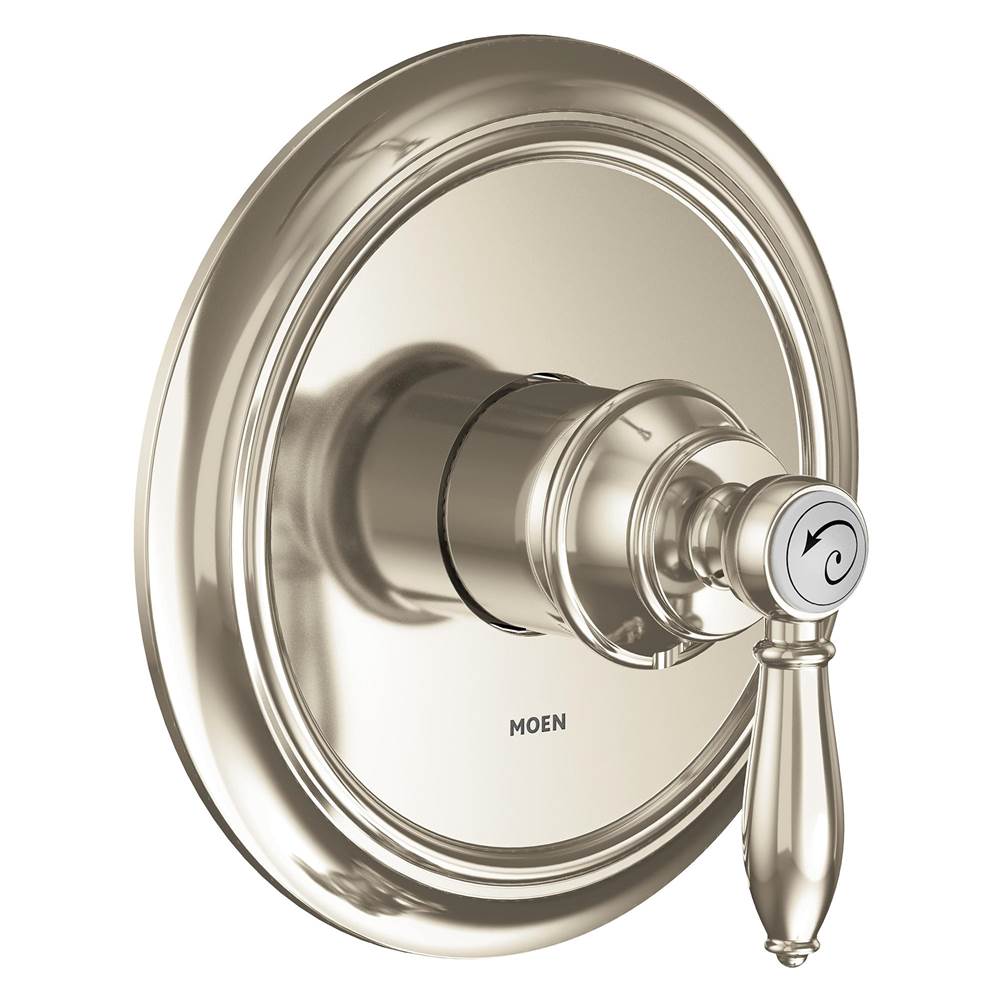 Moen - Weymouth M-CORE 2-Series 1-Handle Shower Trim Kit in Polished Nickel (Valve Sold Separately) - Polished Nickel