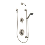 Moen - Classic brushed nickel transfer Posi-Temp(R) all-metal trim kits