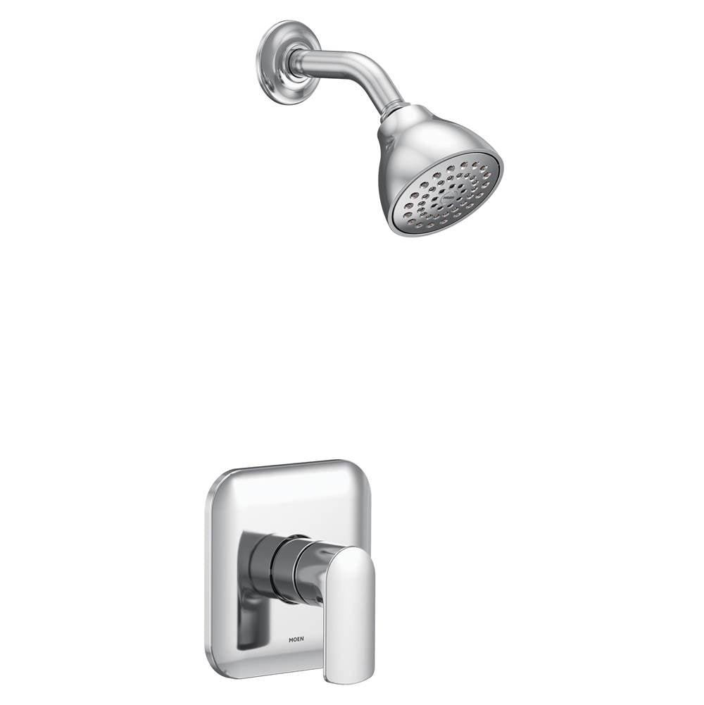 Moen - Rizon M-CORE 2-Series Eco Performance 1-Handle Shower Trim Kit in Chrome (Valve Sold Separately) - Chrome