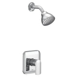Moen - Rizon M-CORE 2-Series Eco Performance 1-Handle Shower Trim Kit in Chrome (Valve Sold Separately) - Chrome
