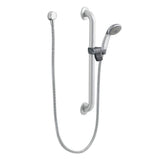 Moen - Chrome/stainless slide bar/grab bar shower