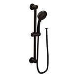 Moen - Handheld Showerhead with 69-Inch-Long Hose Featuring 30-Inch Slide Bar, Oil-Rubbed Bronze - Oil Rubbed Bronze