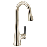 Moen - Sinema Single-Handle Pull-Down Sprayer Bar Faucet Featuring Reflex and 2-Handle Options in Polished Nickel - Polished Nickel