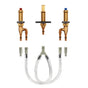 Moen - M-Pact Two-Handle Roman Tub Valve with 10-Inch Center and 1/2-Inch PEX Cold Expansion - Unfinished