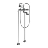 Moen - Weymouth 2-Handle Wall Mount Roman Tub Filler Trim Kit in Chrome (Valve Sold Separately) - Chrome