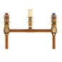 Moen - Two Handle Roman Tub Valve 10-Inch center 1/2-Inch CC Connection - Unfinished