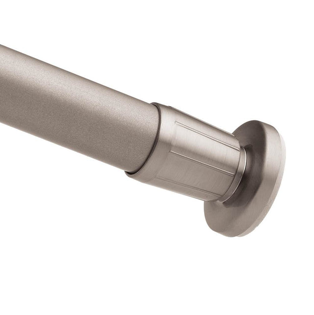 Moen - Donner 62.5'' Straight Shower Curtain Rod - Stainless