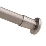 Moen - Donner Commercial 5-Foot Shower Rod Set made of Stainless Steel, Brushed Nickel - Brushed Nickel