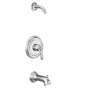 Moen - Brantford M-CORE 2-Series 1-Handle Tub and Shower Trim Kit in Chrome (Valve Sold Separately) - Chrome