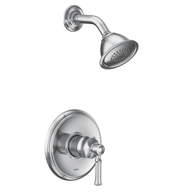 Moen - Dartmoor M-CORE 2-Series Eco Performance 1-Handle Shower Trim Kit in Chrome (Valve Sold Separately) - Chrome