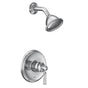 Moen - Dartmoor M-CORE 2-Series Eco Performance 1-Handle Shower Trim Kit in Chrome (Valve Sold Separately) - Chrome