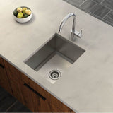 1600 Series 16 Gauge Single Bowl Undermount Sink, Stainless Steel