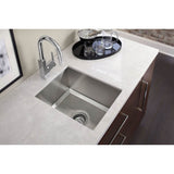 1600 Series 16 Gauge Single Bowl Undermount Sink, Stainless Steel