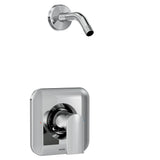 Moen - Genta Single-Handle Shower Only Faucet Trim Kit in Chrome (Shower Head and Valve Not Included) - Chrome