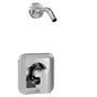 Moen - Genta Single-Handle Shower Only Faucet Trim Kit in Chrome (Shower Head and Valve Not Included) - Chrome