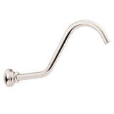 Moen - Waterhill 14-Inch Shower Arm, Polished Nickel - Polished Nickel