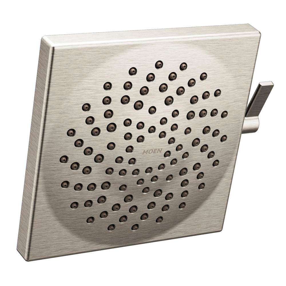 Moen - Velocity Two-Function 8.5'' Diameter Spray Rainshower Showerhead, Brushed Nickel - Brushed Nickel