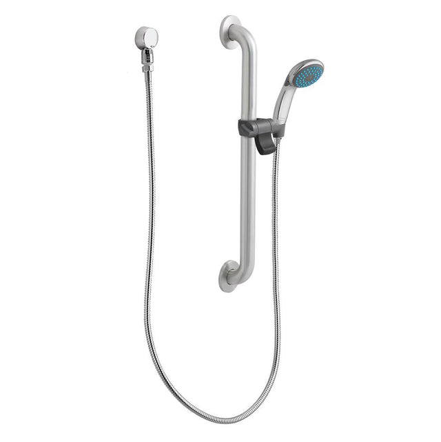 Moen - Chrome/stainless slide bar/grab bar shower