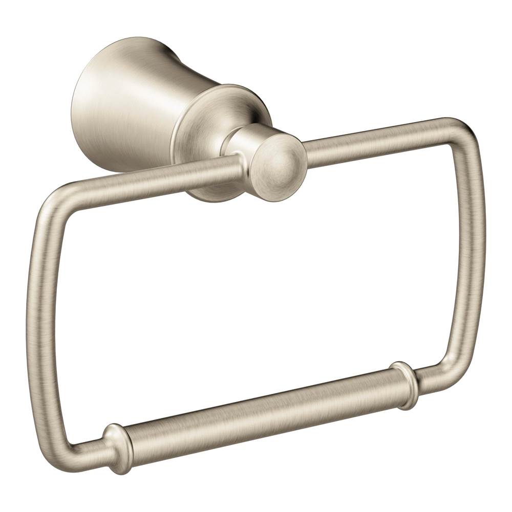 Moen - Brushed Nickel Towel Ring - Brushed Nickel