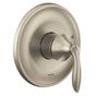 Moen - Eva M-CORE 2-Series 1-Handle Shower Trim Kit in Brushed Nickel (Valve Sold Separately) - Brushed Nickel
