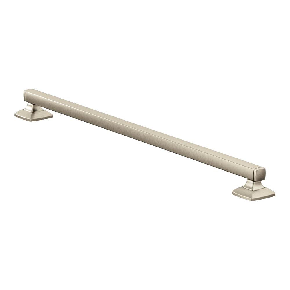 Moen - Brushed Nickel 24'' Designer Grab Bar - Brushed Nickel