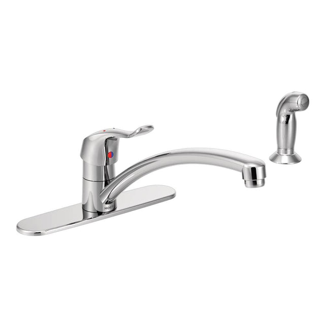 Moen - Chrome one-handle kitchen faucet - Chrome