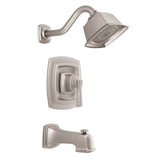Moen - Moen Boardwalk Tub and Shower Faucet Spot Resist Brushed Nickel - Spot Resist Brushed Nickel