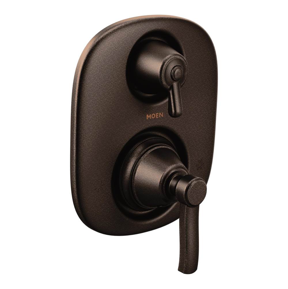 Moen - Rothbury Moentrol Shower Valve with 3-Function Integrated Diverter Valve Trim, Valve Required, Oil Rubbed Bronze - Oil Rubbed Bronze