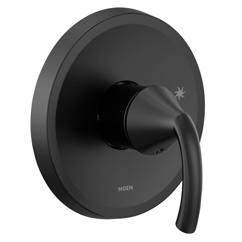 Moen - Glyde M-CORE 2-Series 1-Handle Shower Trim Kit in Matte Black (Valve Sold Separately) - Matte Black