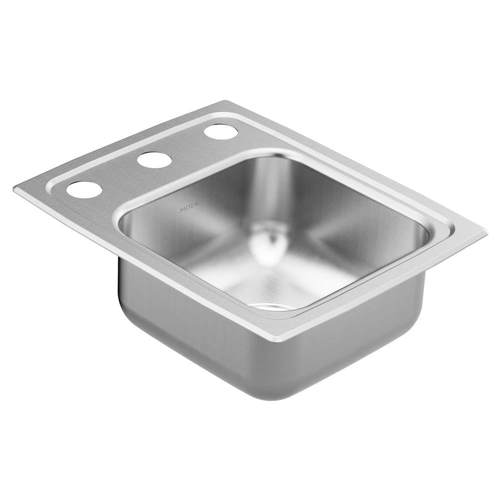 Moen - 18GA DI SS BAR SINK 16X13X5.5 CD - Satin Stainless