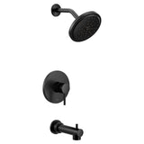 Moen - Align M-CORE 3-Series 1-Handle Tub and Shower Trim Kit in Matte Black (Valve Sold Separately) - Matte Black
