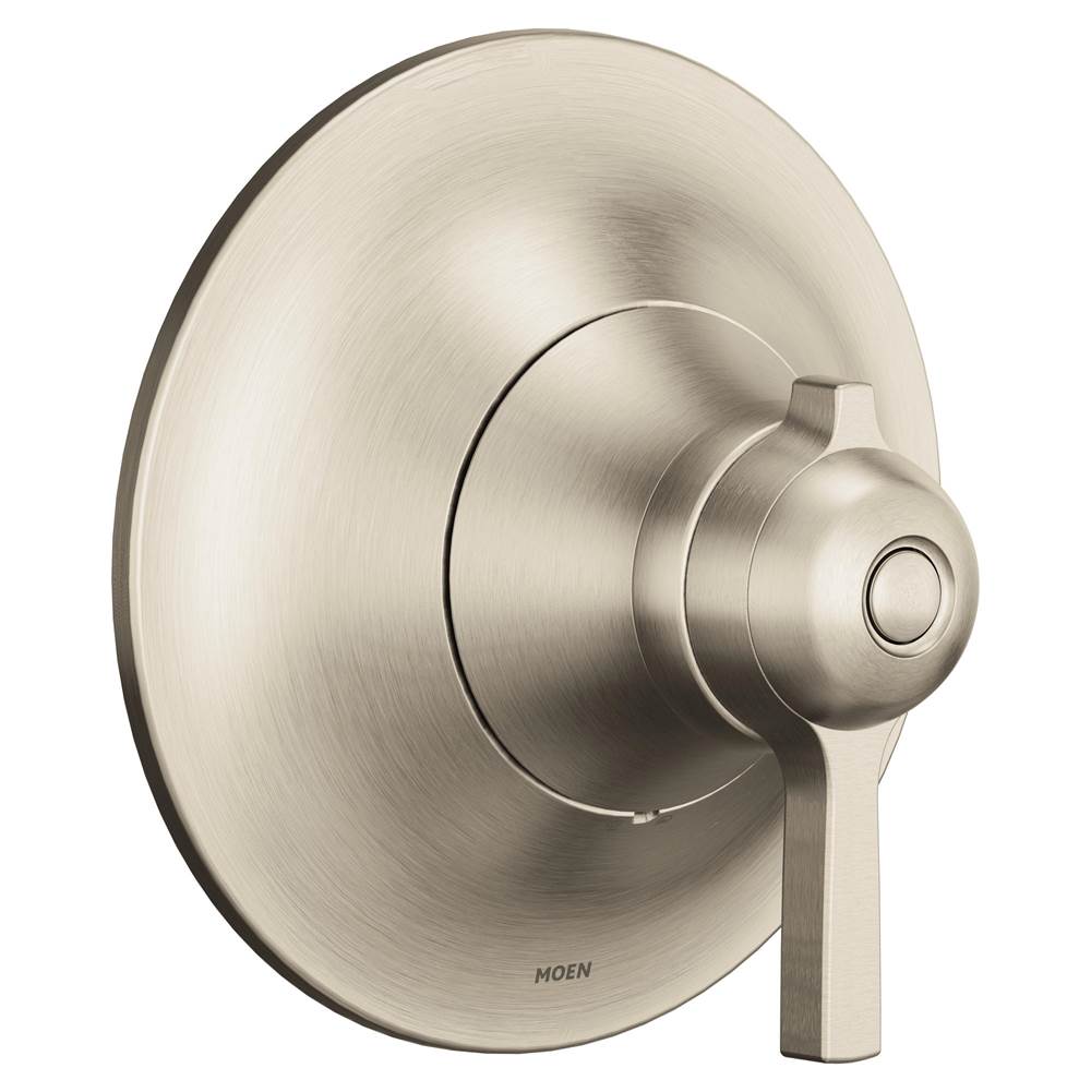 Moen - Flara ExactTemp Thermostatic Trim Kit, Valve Required, Brushed Nickel - Brushed Nickel