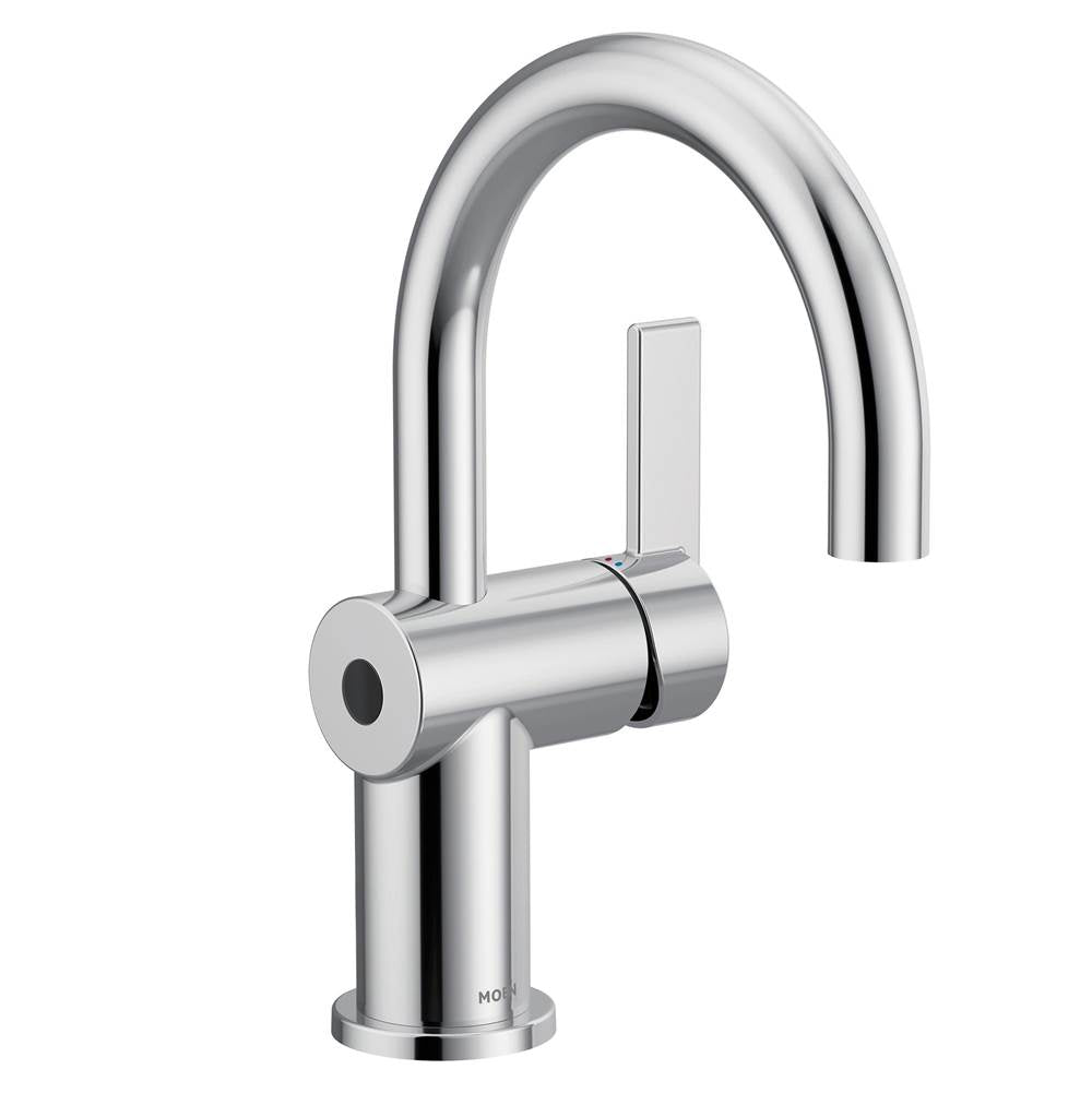 Moen - Cia Motionsense Wave Touchless Single Handle Bathroom Sink Faucet in Chrome - Chrome