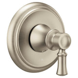 Moen - Dartmoor 1-Handle M-CORE Transfer Valve Trim Kit in Brushed Nickel (Valve Sold Separately) - Brushed Nickel