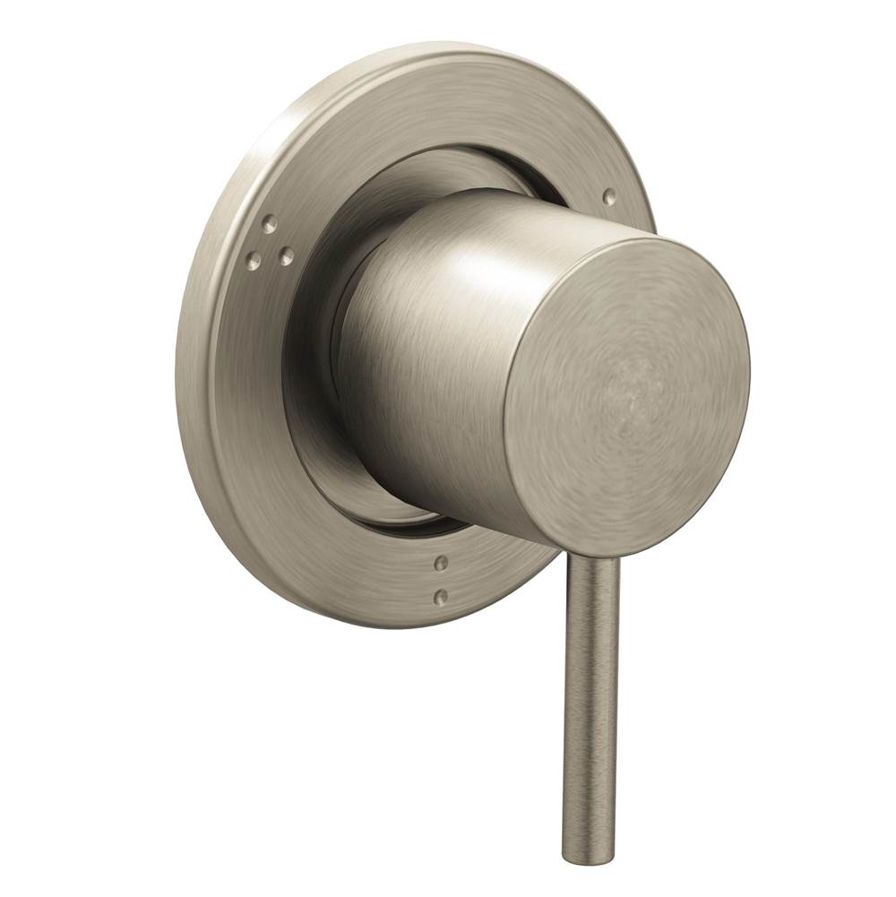 Moen - Align 3-Function Transfer Modern Valve Trim Kit, Valve Required, Brushed Nickel - Brushed Nickel