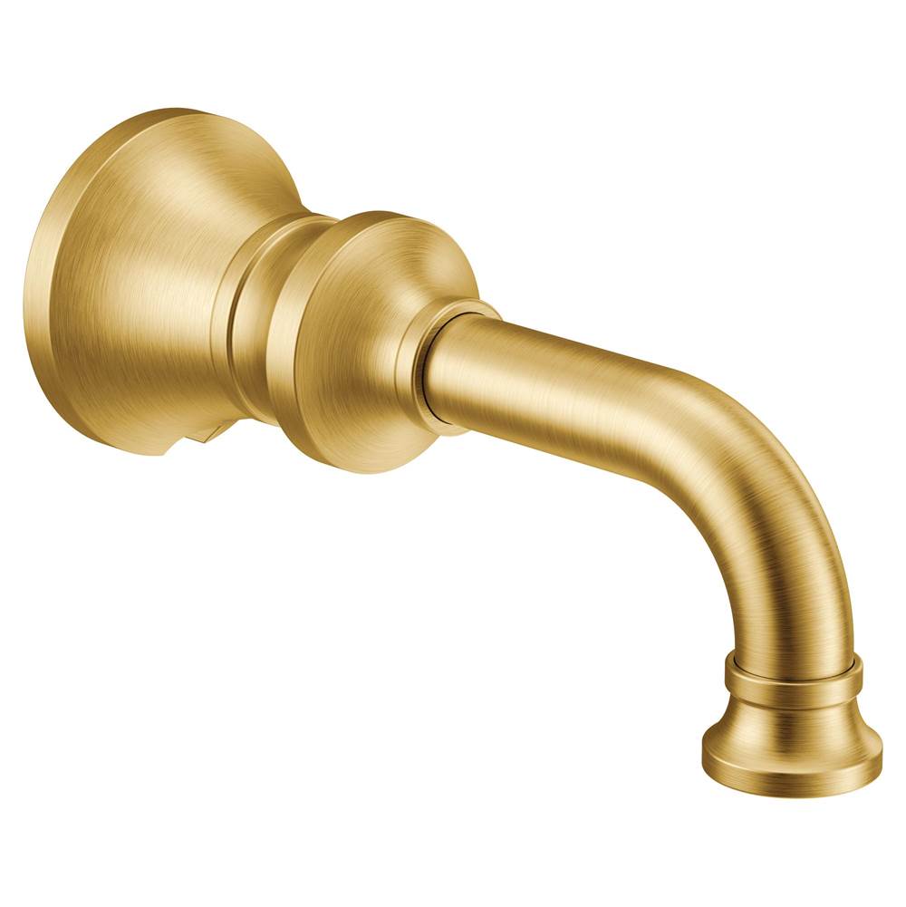 Moen - Colinet Traditional Non-diverting Tub Spout with Slip-fit CC Connection in Brushed Gold - Brushed Gold